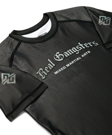 Logo Rashguard - Black/Silver