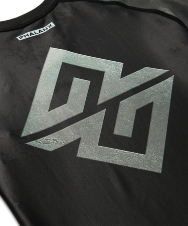 Logo Rashguard - Black/Silver