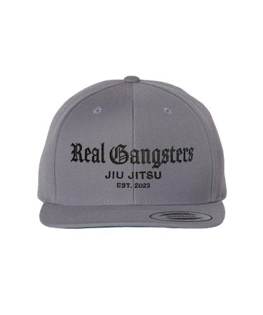 Logo Jiu Jitsu Snapback - Silver