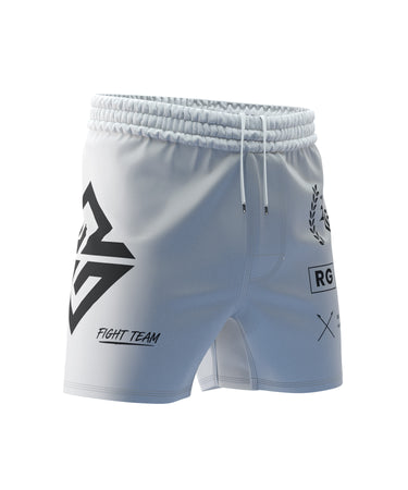 Sponsored Jiu Jitsu Shorts - White