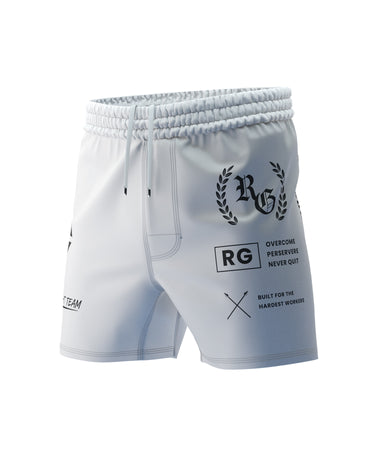 Sponsored Jiu Jitsu Shorts - White