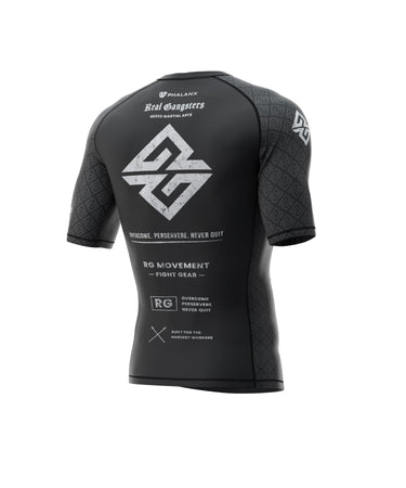 Sponsored Rash Guard - Black