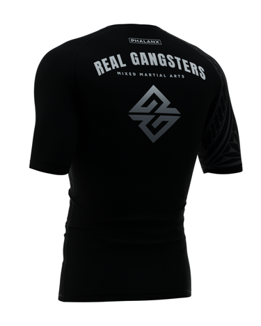 Island Warrior Rashguard - Black/Silver